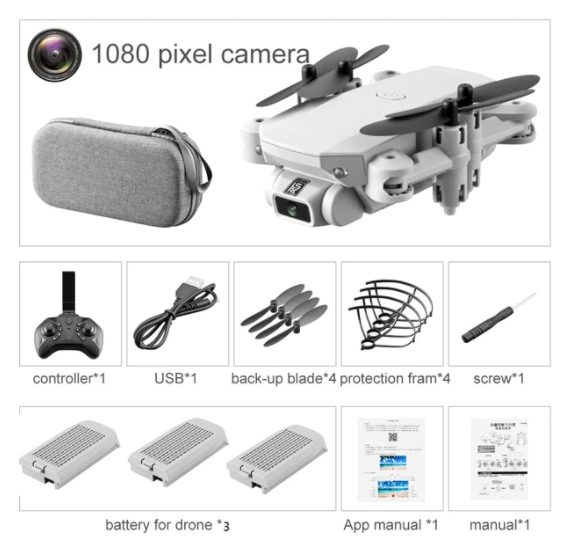 1080P Gray 3B Bag