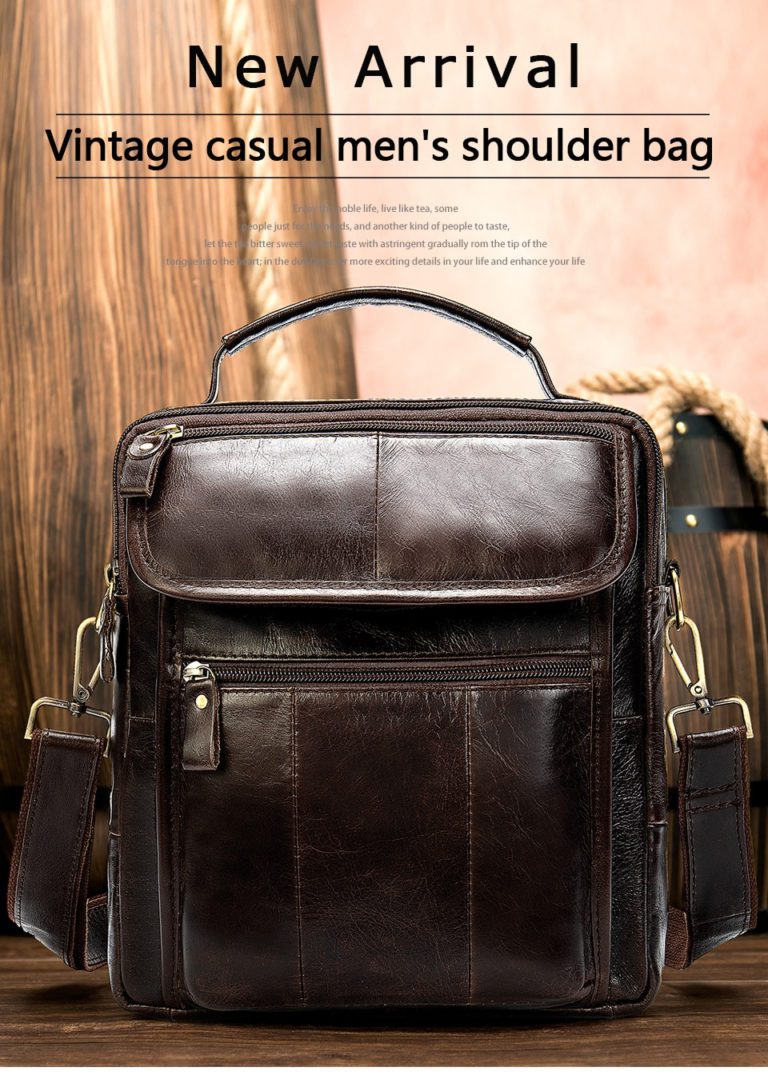 WESTAL ZM8870 Genuine Leather Crossbody Bag