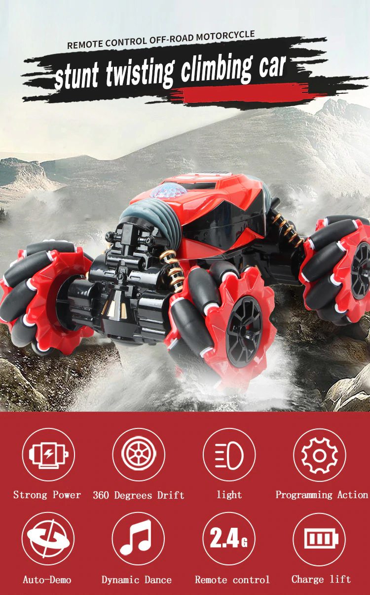 XINGYUCHUANQI 4D-C2 4WD RC Stunt Car Gesture