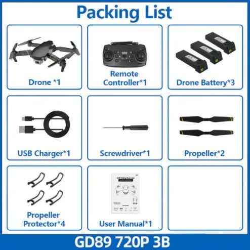 GD89 Drone 720p
