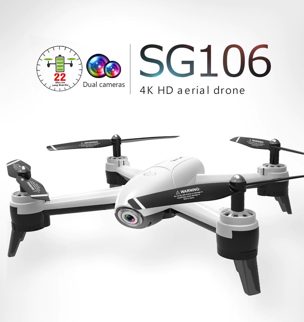 Teeggi SG106 WiFi FPV RC Drone 4K Camera
