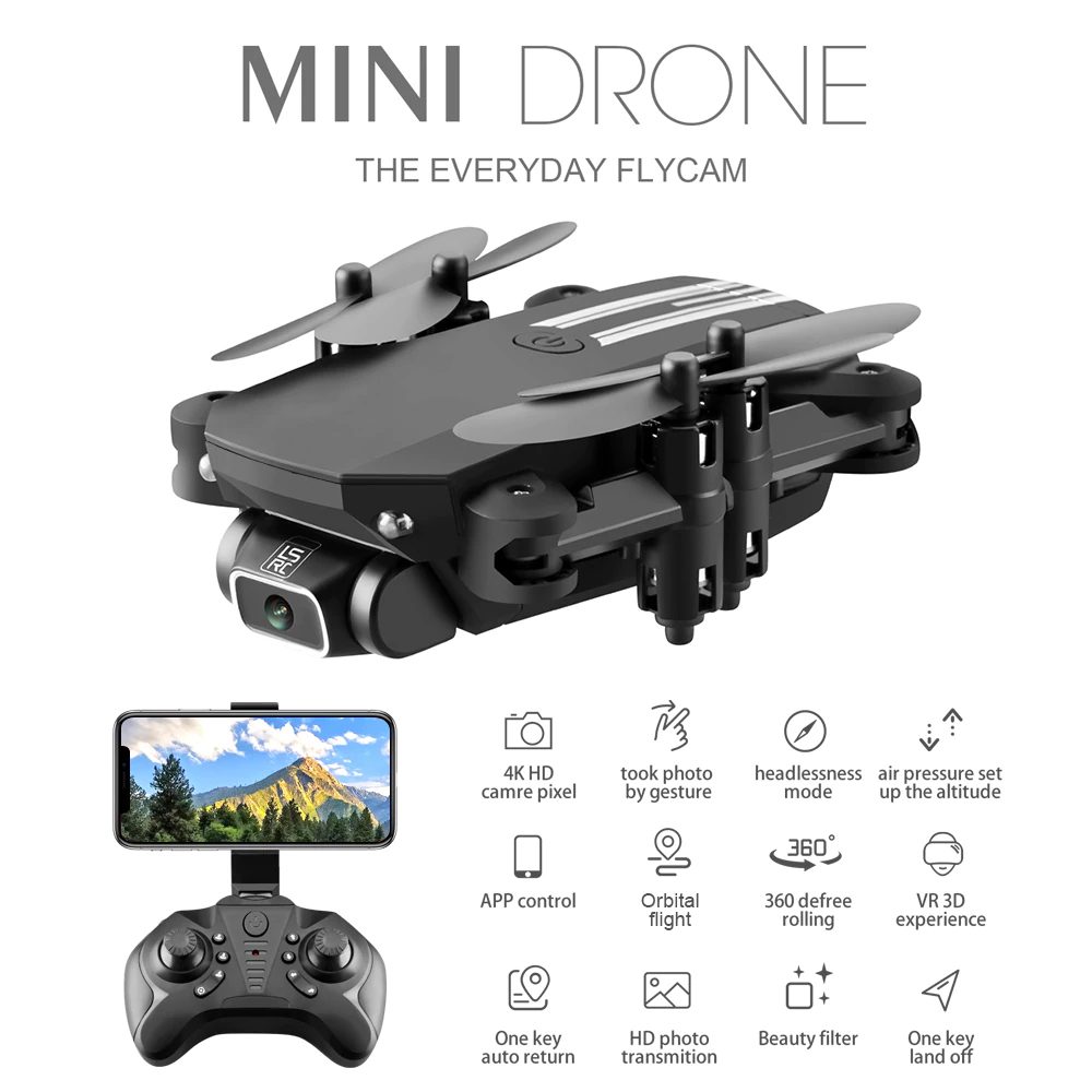 XKJ LS-MINI Drone 4K 1080P HD Camera