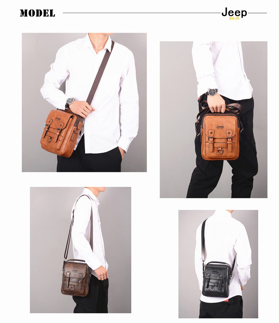 JEEP BULUO JB647 Man's Crossbody Shoulder Bag