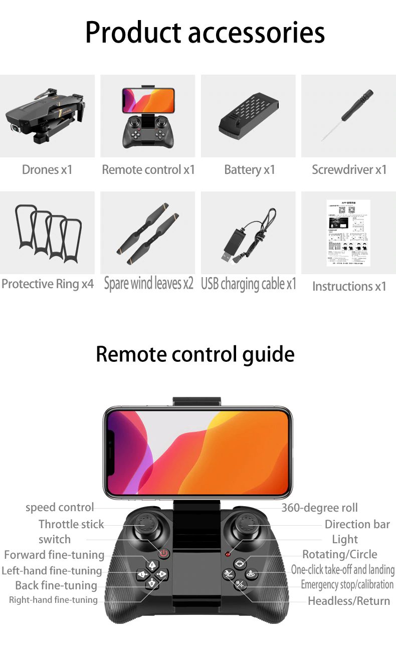 XINGYUCHUANQI 4D-V4 4K HD Camera Drone