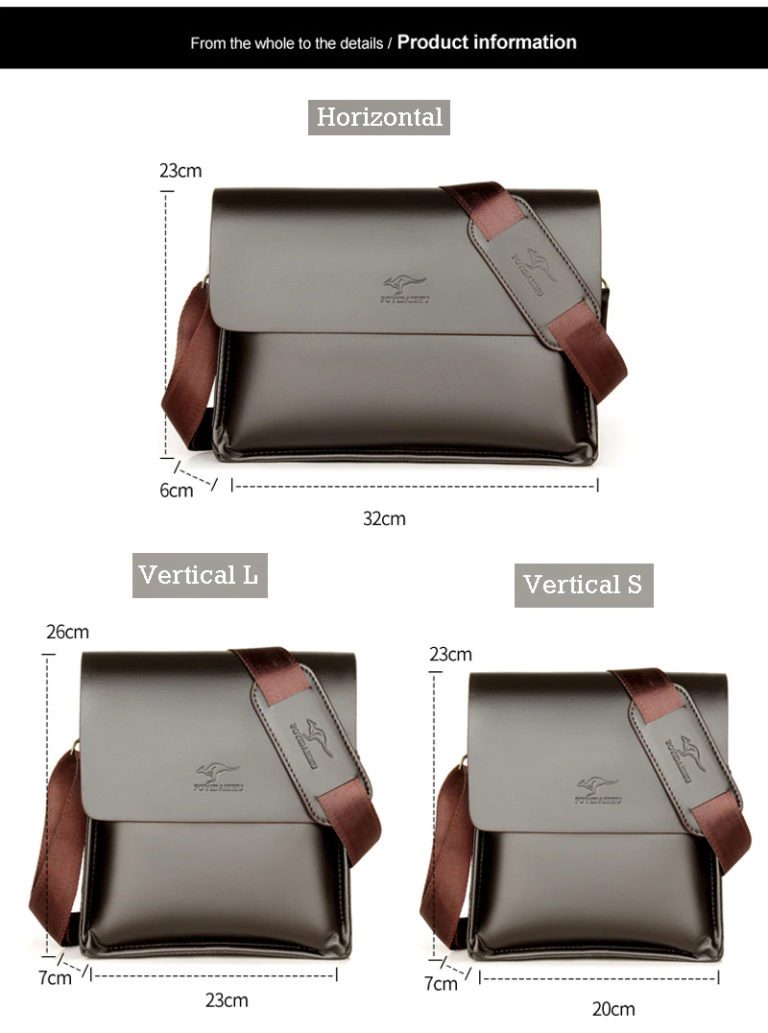 FOYIDAISHU FD120 Men Messenger Bags Each Size