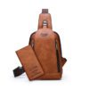 JEEP BULUO 881 Crossbody Bag Brown