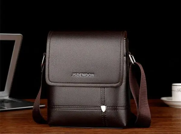JSDENDON JD612 PU Messenger Bag Brown