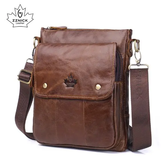 ZZNICK 2306 2303 Genuine Leather Shoulder Bag