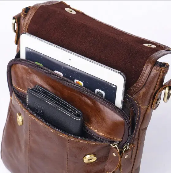ZZNICK 2306 2303 Genuine Leather Shoulder Bag