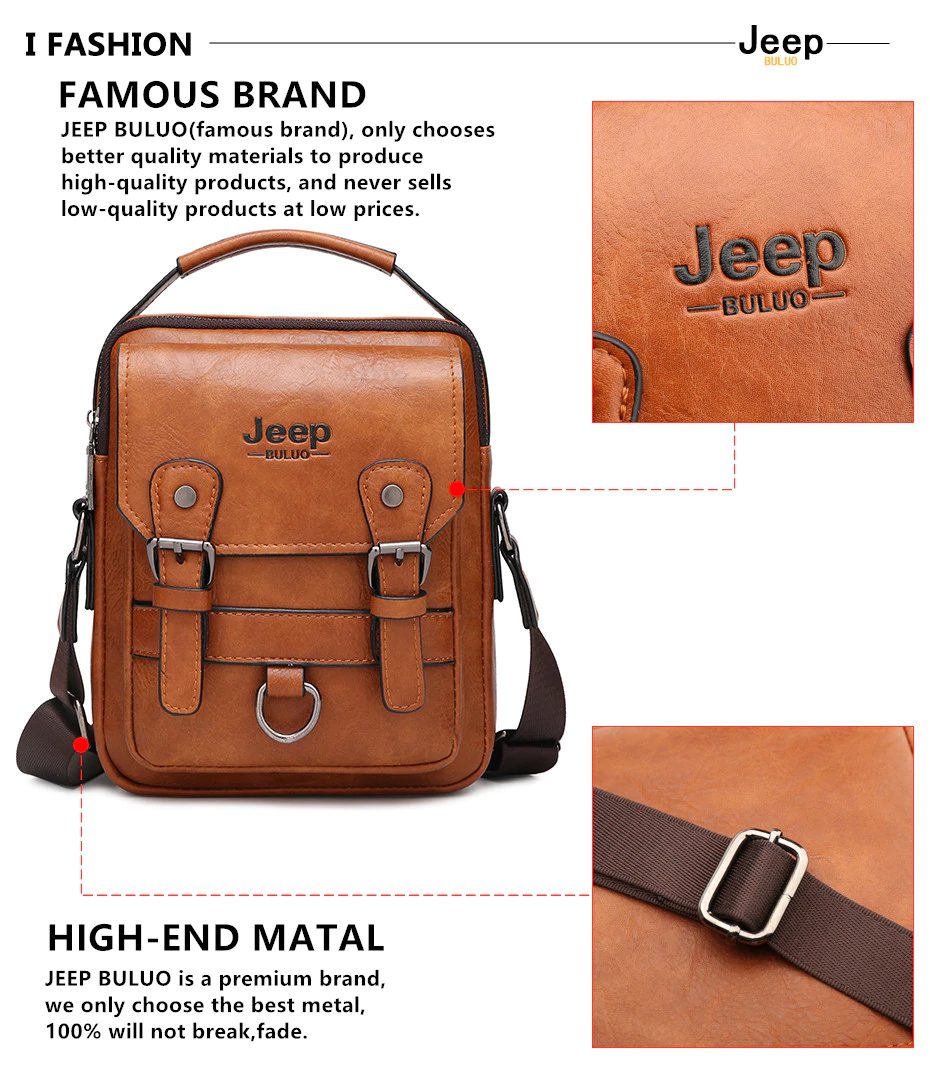 JEEP BULUO JB647 Man's Crossbody Shoulder Bag