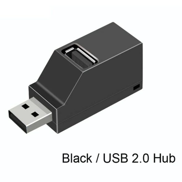 Black USB 2.0 HUB