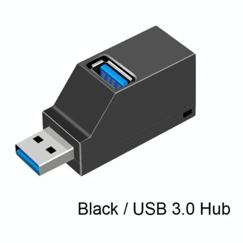 Black USB 3.0 HUB