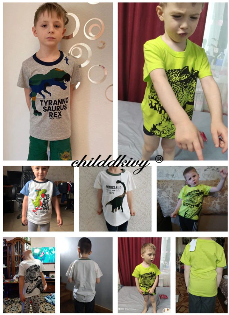 Kids T-shirts TS9052 Dinosaur Print