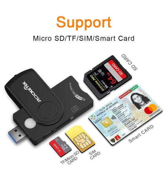 Rocketek SCR10 USB Smart Card Reader - Image 3