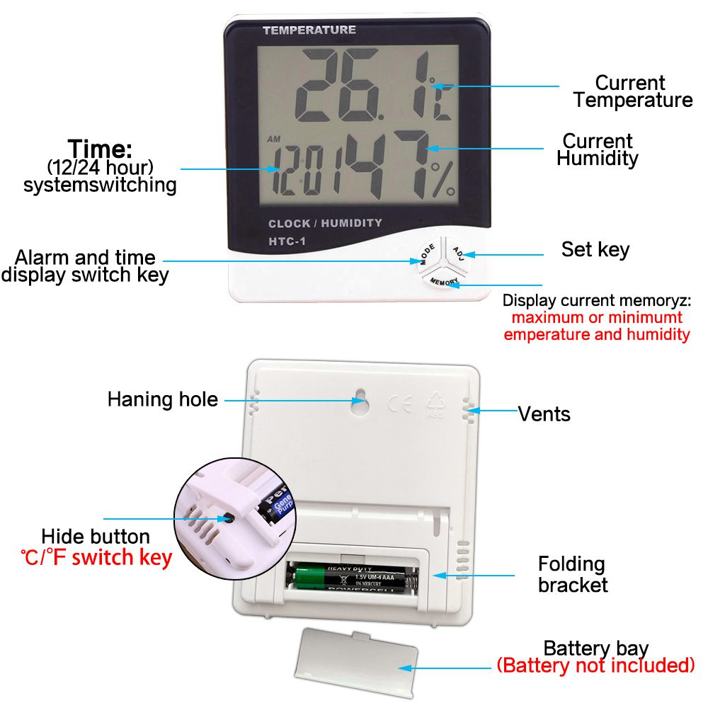 Digital Temperature Humidity Meter