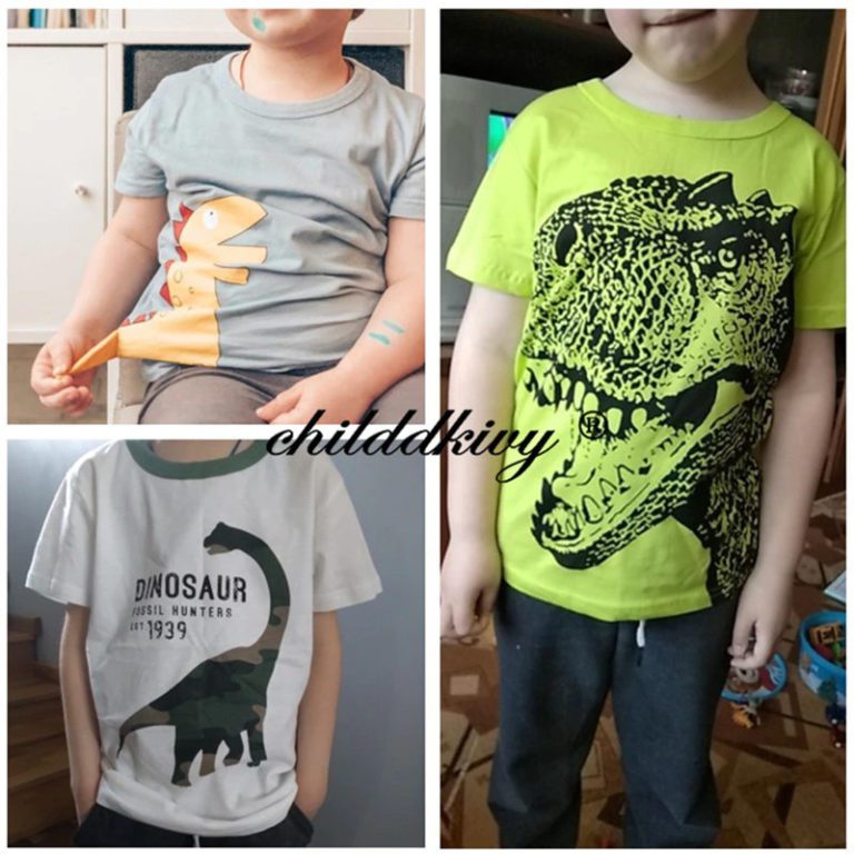 Kids T-shirts TS9052 Dinosaur Print