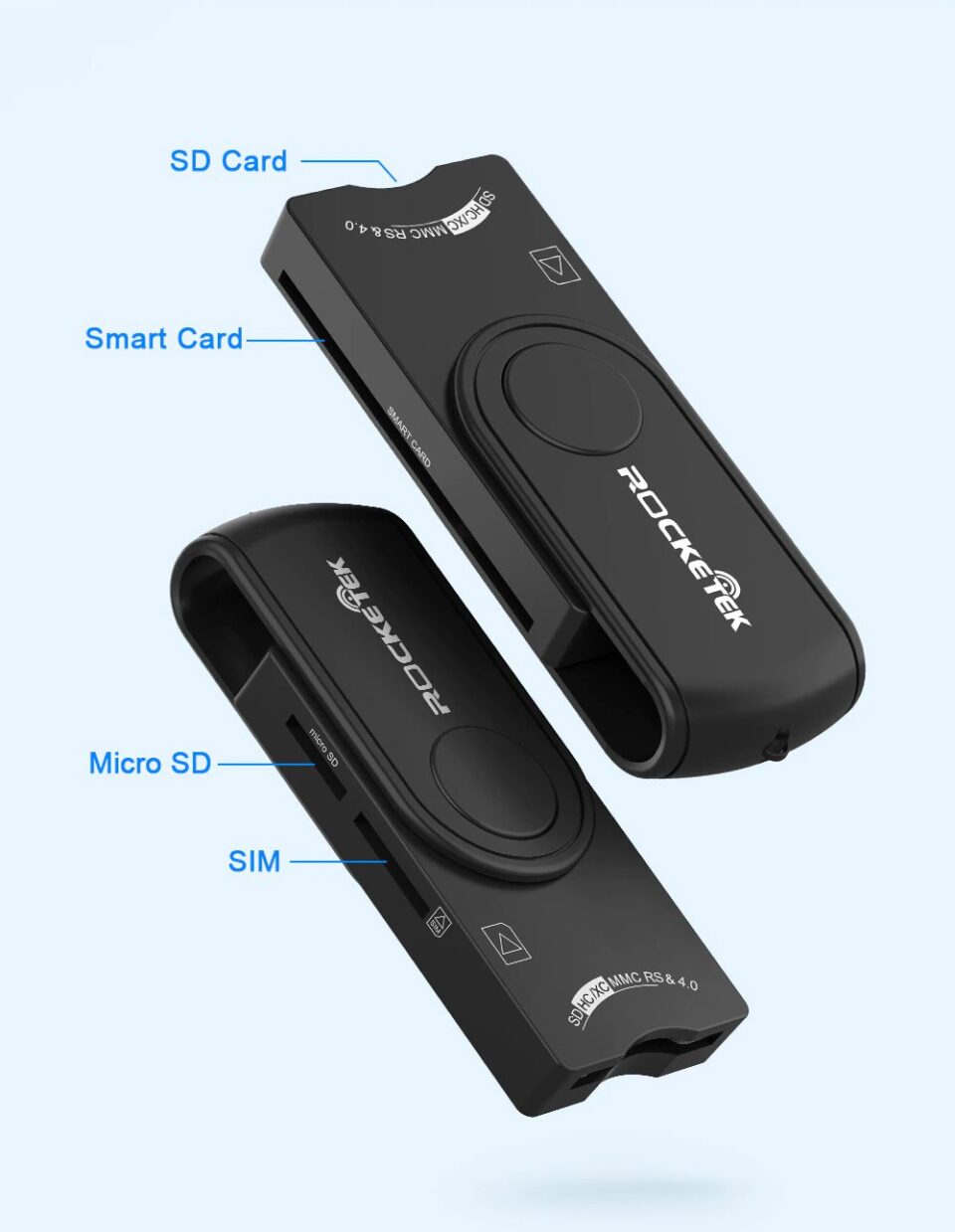 Rocketek SCR10 USB Smart Card Reader