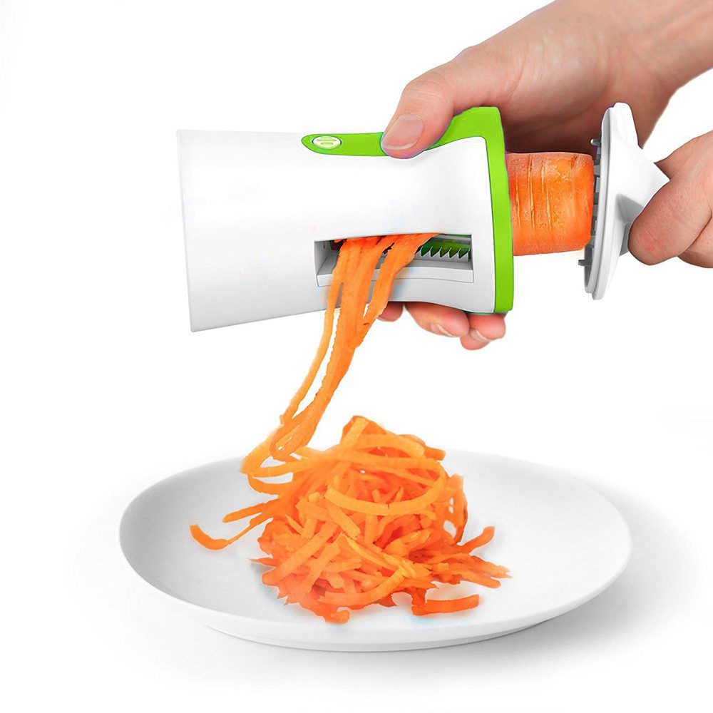 Handheld Spiralizer Vegetable Fruit Slicer Adjustable Spiral