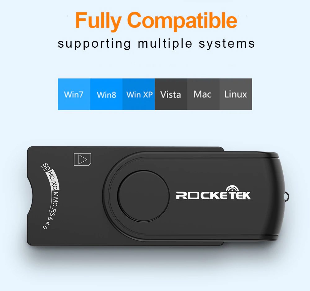 Rocketek SCR10 USB Smart Card Reader