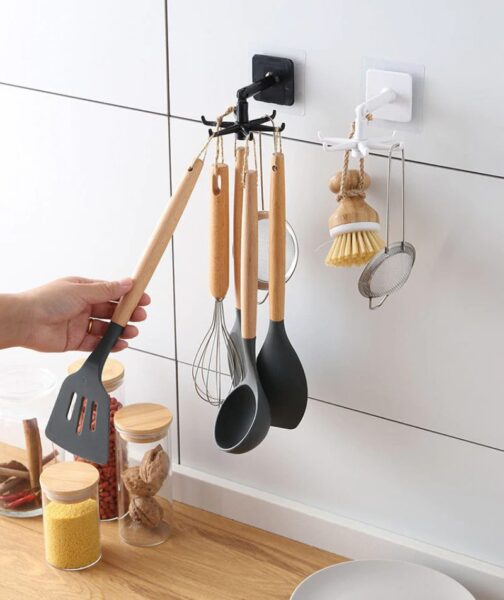 Rotatable Kitchen Hook Home Storage Accessories - Image 4