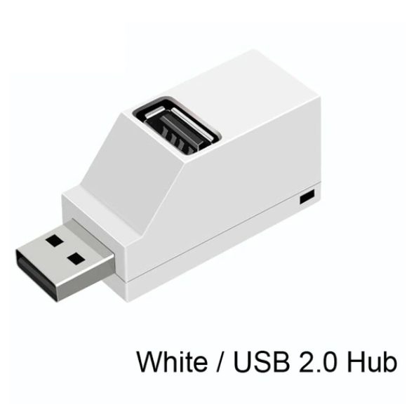 White USB 2.0 HUB