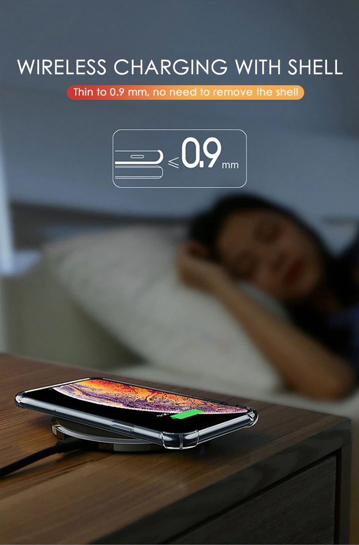 Transparent Shockproof Silicone Case For iPhone