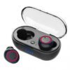 Y50 TWS Bluetooth Earphone Wireless Headphone Black/Red