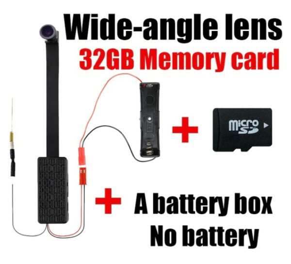 Wide-angle lens with 32G Mem