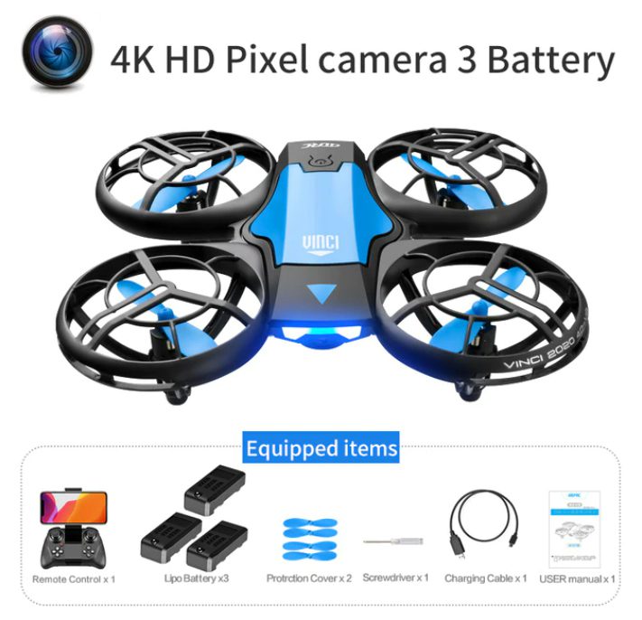 4K HD camera 3B blue