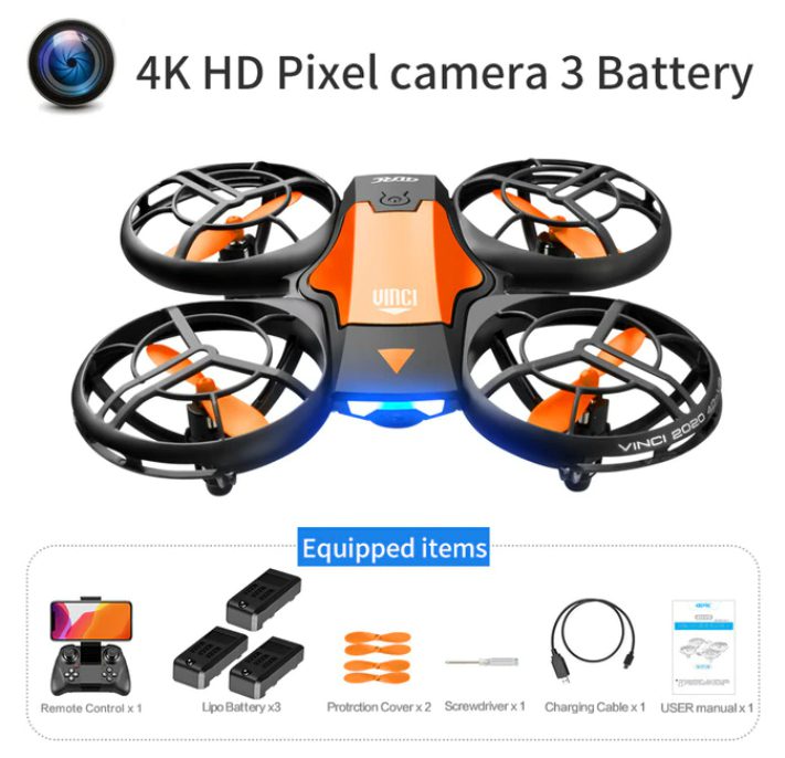 4K HD camera 3B orange