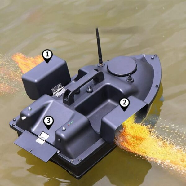 Remote Control Fishing Bait Boat V18 - Image 2