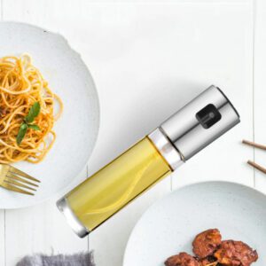 SN493 Stainless Steel Olive Oil Sprayer Bottle Pump - Silver