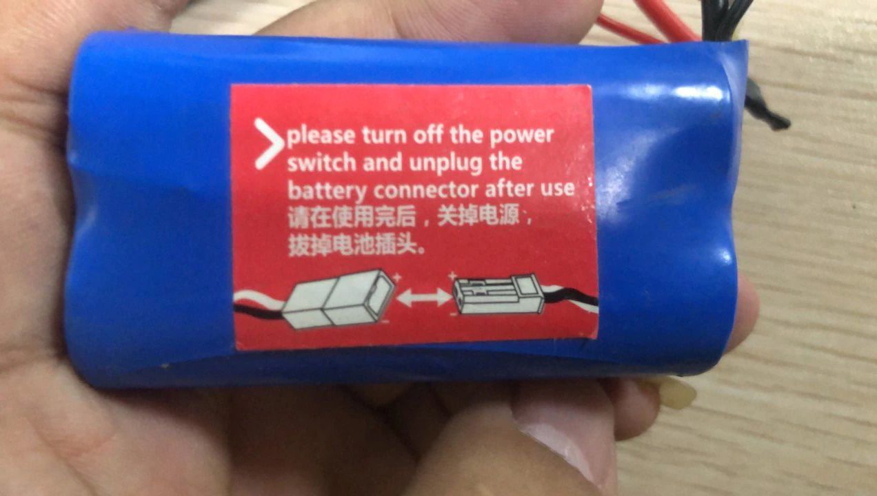 High Speed RC Car using the battery