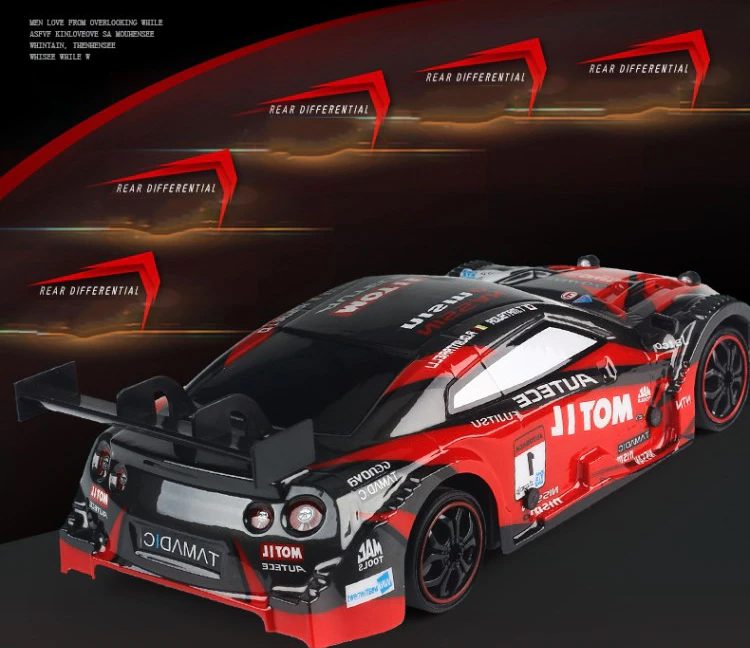 RC Car GTR 4WD Drift Racing Car