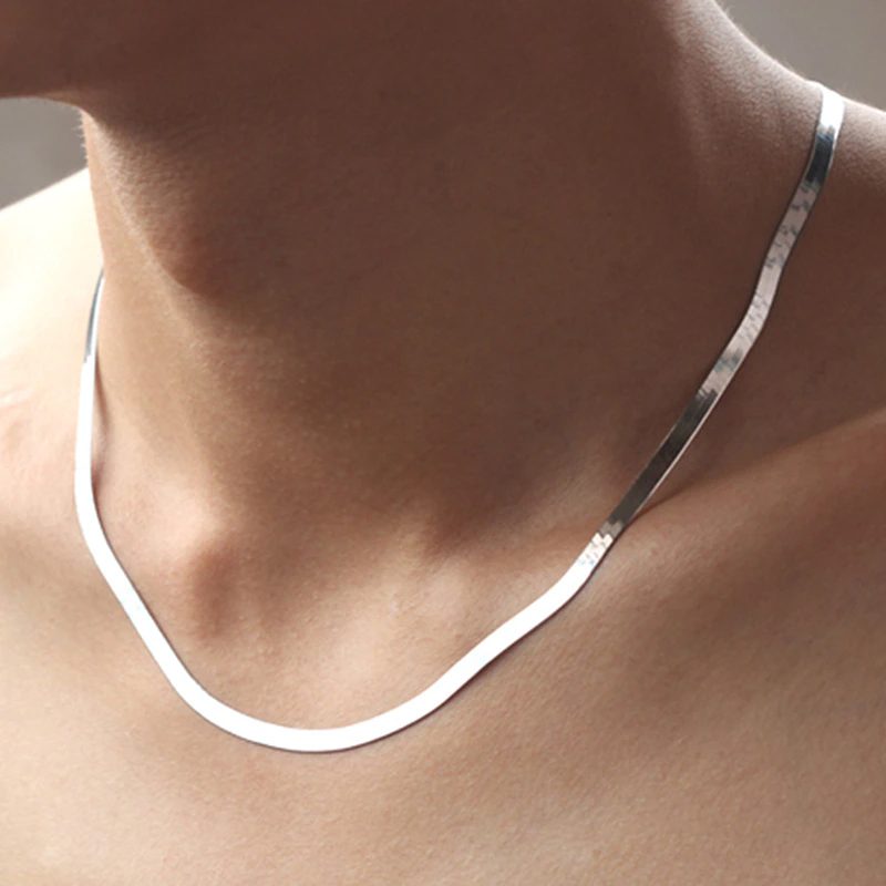 Andara XL-6 925 Silver Necklace Snake Chain