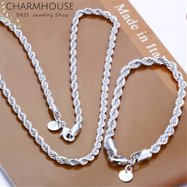 Charmhouse Silver 925 Jewelry Sets For Women Men