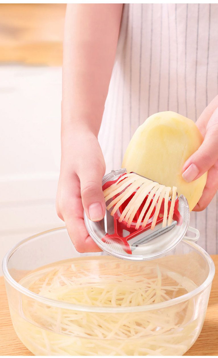 Magic Trio Peeler Slicer Stainless Set