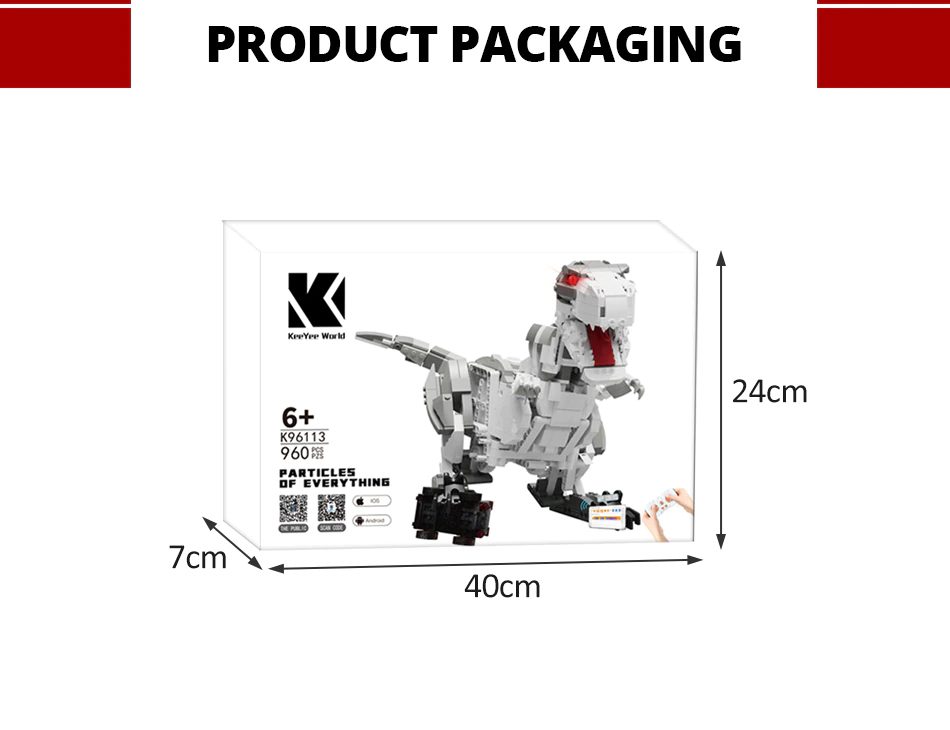 KAIYU RC Dinosaur Tyrannosaurus Package