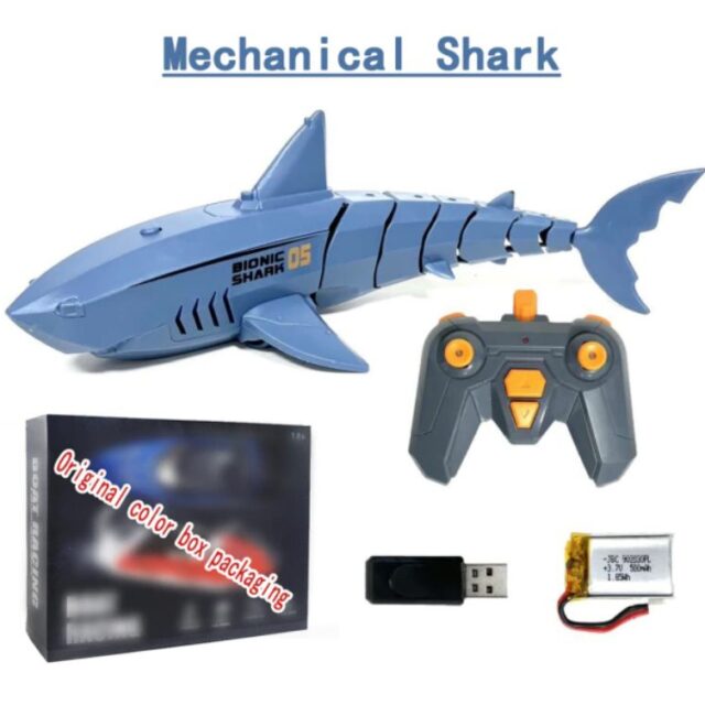 DZQ T11 RC Shark Toy Blue