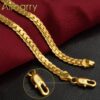 Aimarry LN042 18K Gold Sideways Necklace