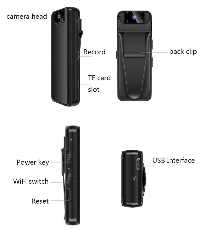 Vandlion A8 Camera HD Mini Camcorders