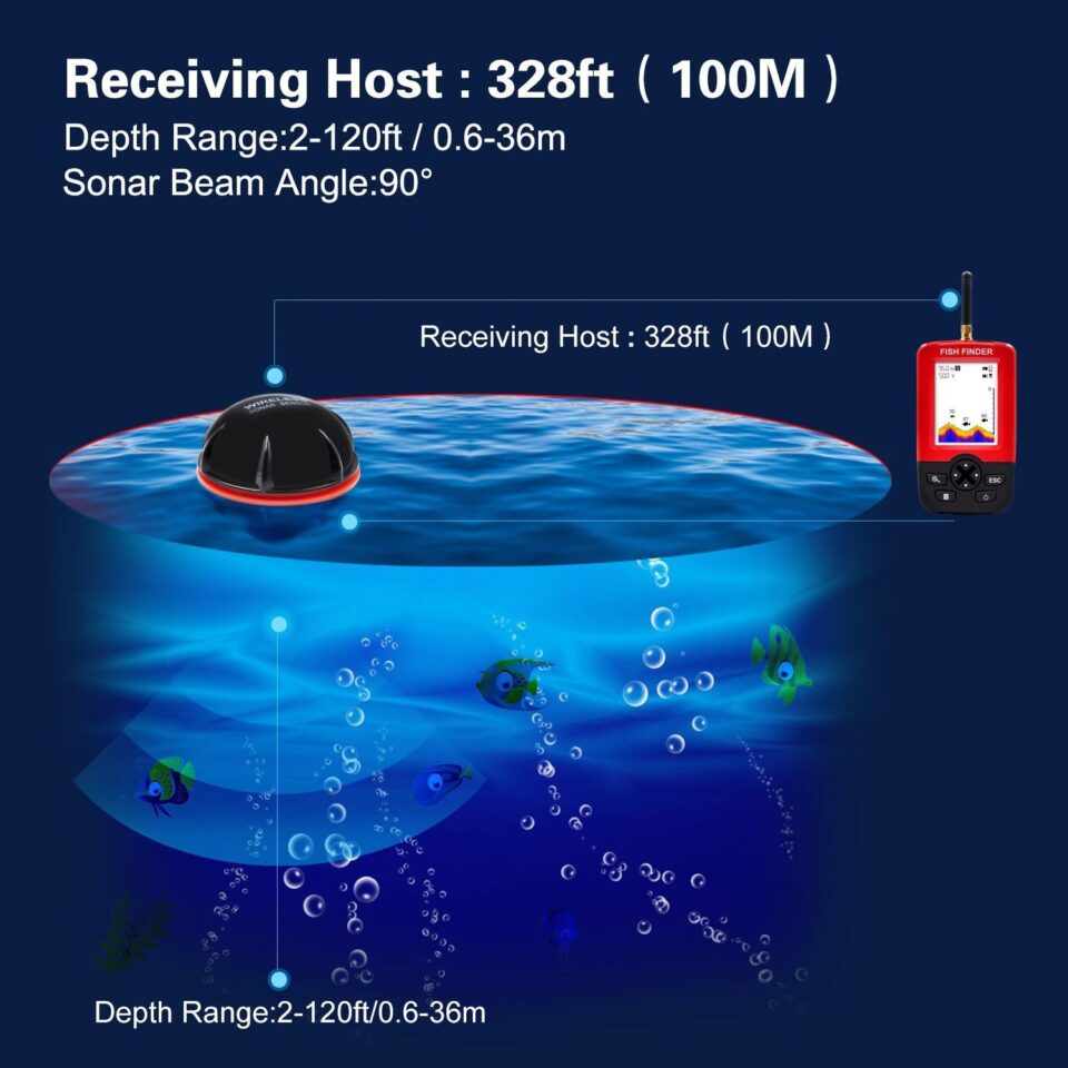 Remote Control Fishing Bait Boat V18 Sonar Beam