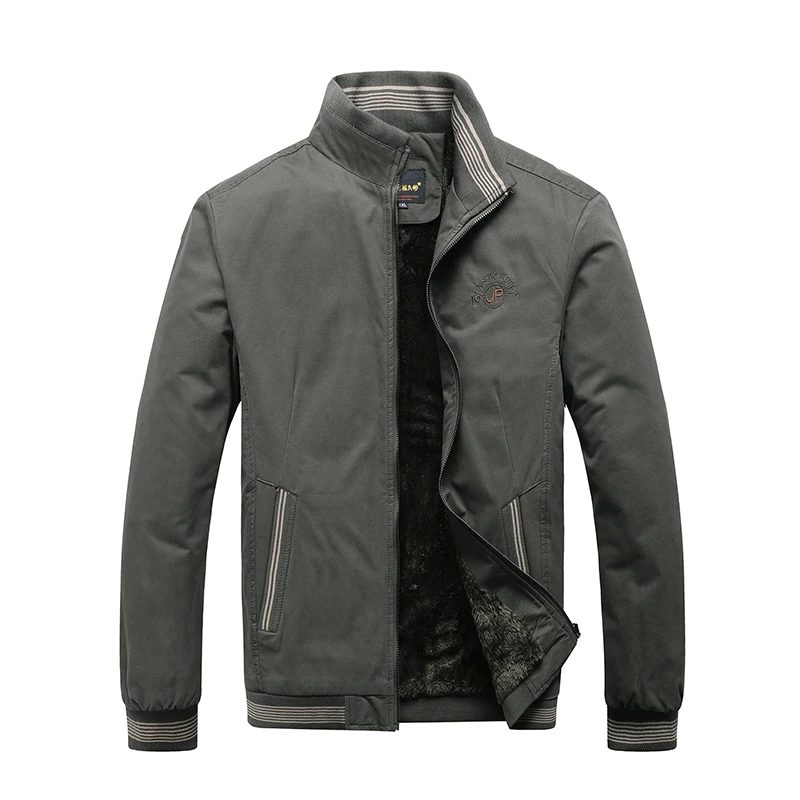 Autumn Men Vintage Jackets Green
