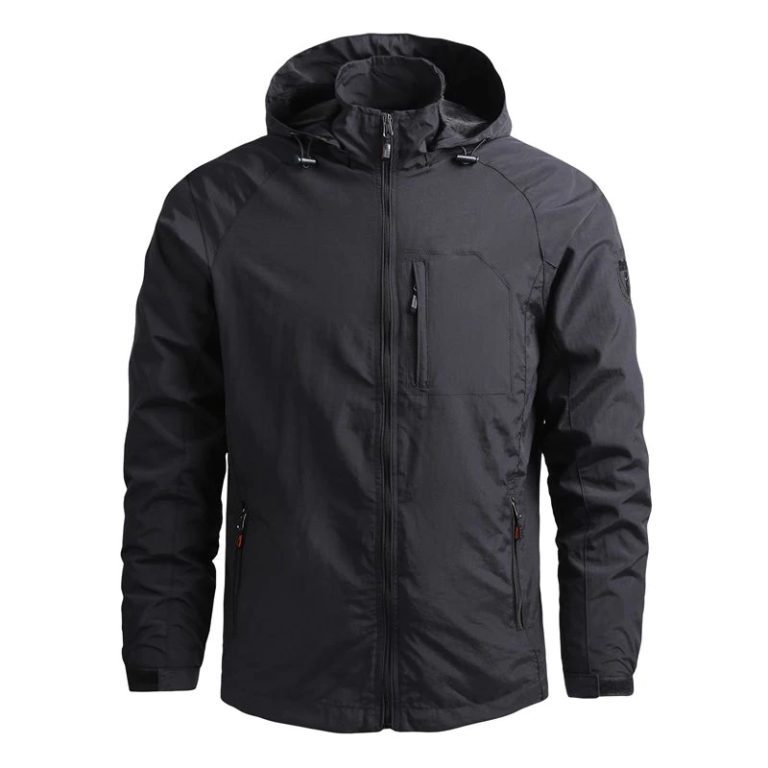 CHAIFENKO AL Hiking Jackets Waterproof Hooded Black