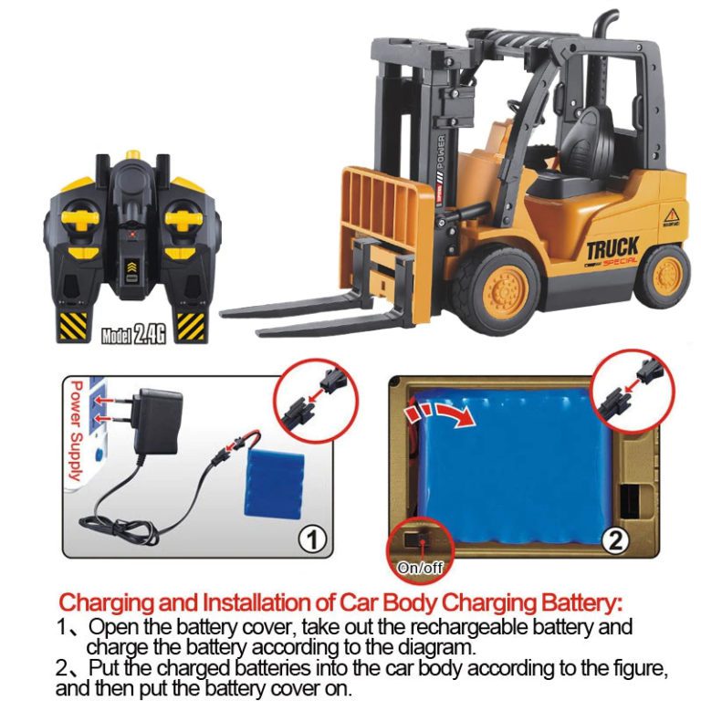 RC Forklift Truck Crane