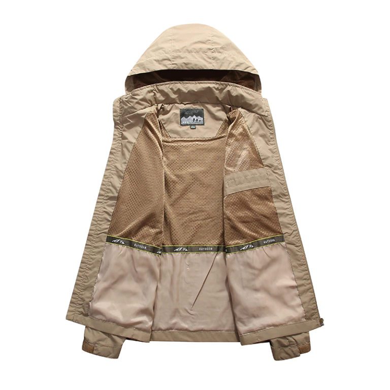 CHAIFENKO AL Hiking Jackets Waterproof Hooded Interior