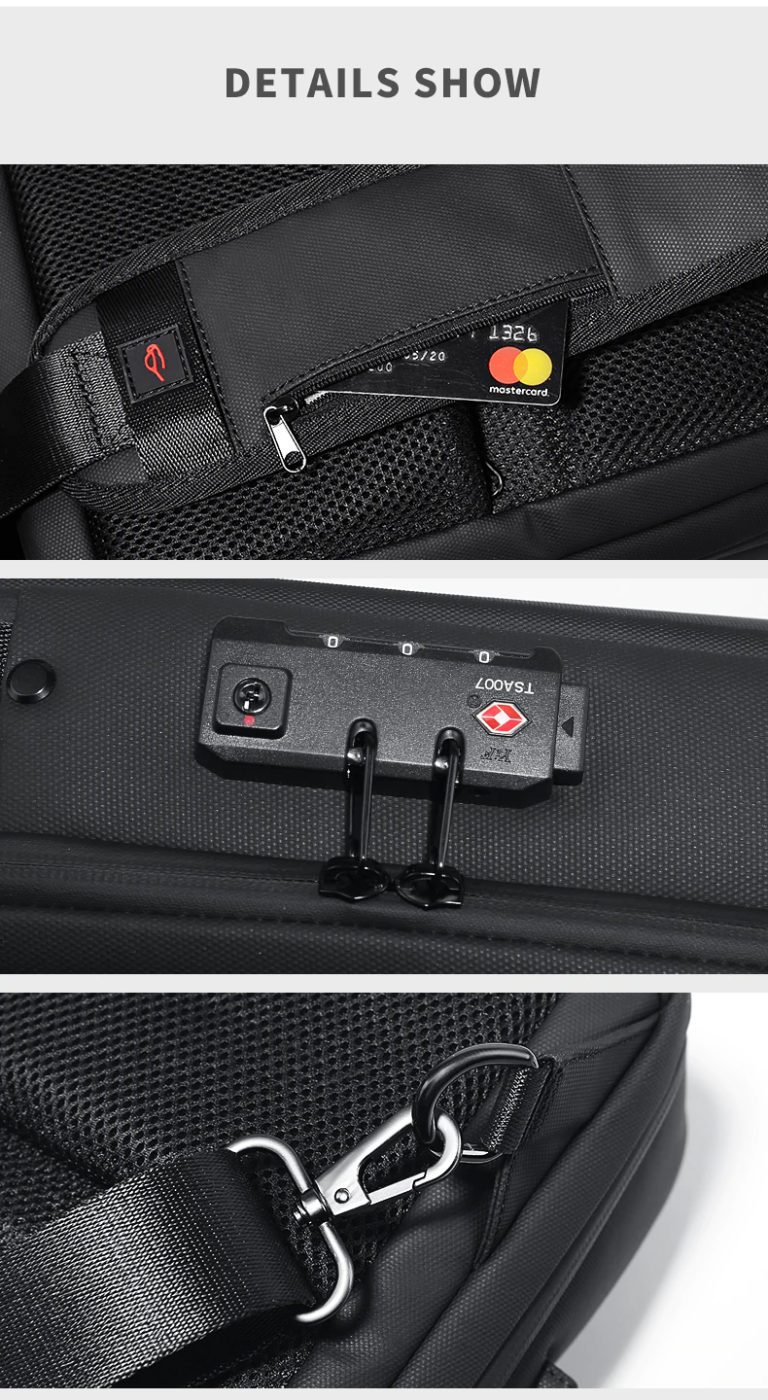 Fenruien 5107 Men Crossbody Bag Detail