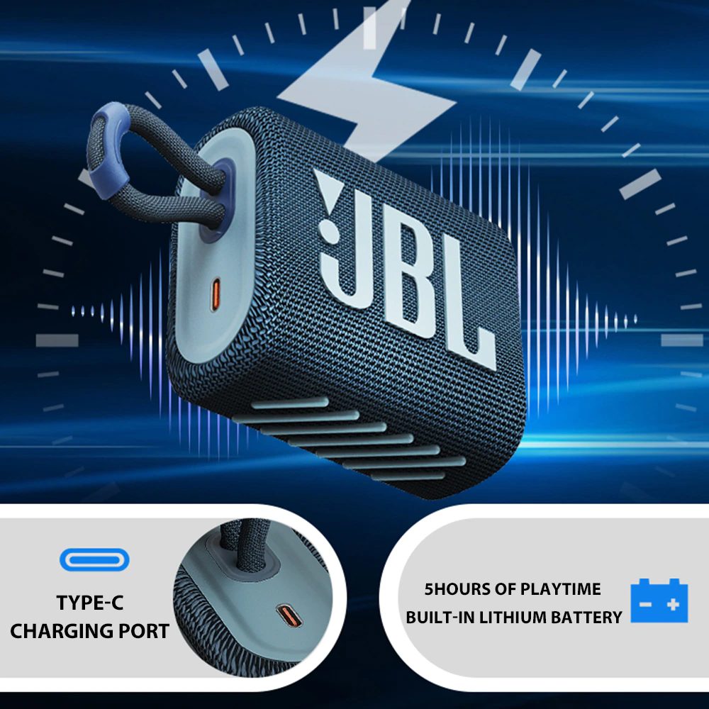 JBL GO2 GO3 Wireless Bluetooth Speaker