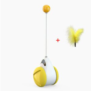 LOHUAHUA Tumbler Swing Toys for Cats - Yellow