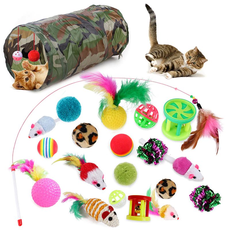 21pcs cats toy